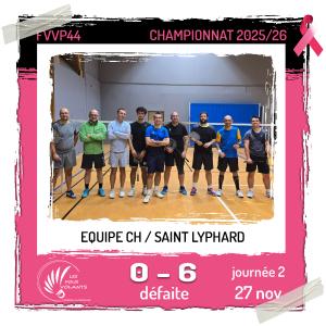 Rencontre J2 de la CH : Vigneux contre Saint Lyphard (défaite)
